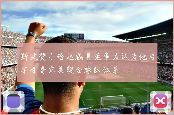 斯波赞小哈达威具竞争力认为他与字母哥完美契合球队体系